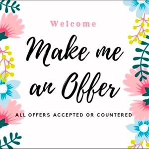 Floral Welcome Sign - Pink and Blue